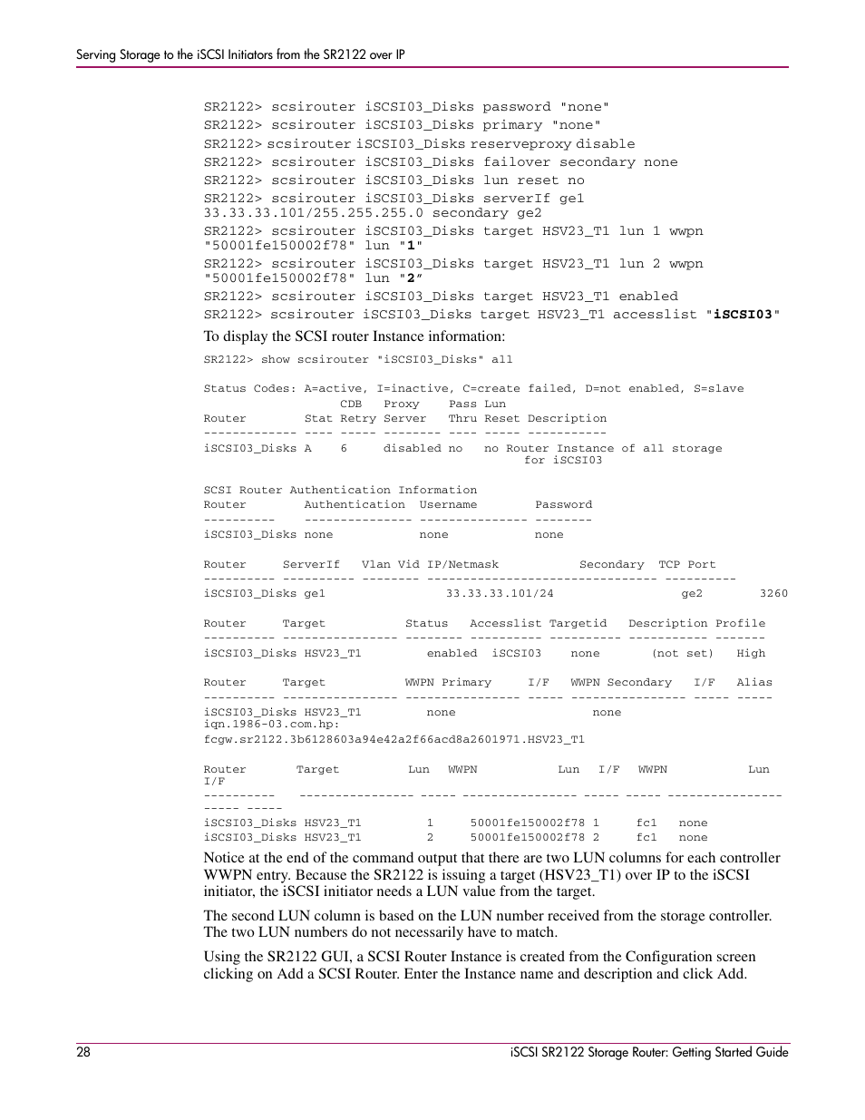 HP ISCSI SR2122 User Manual | Page 28 / 66