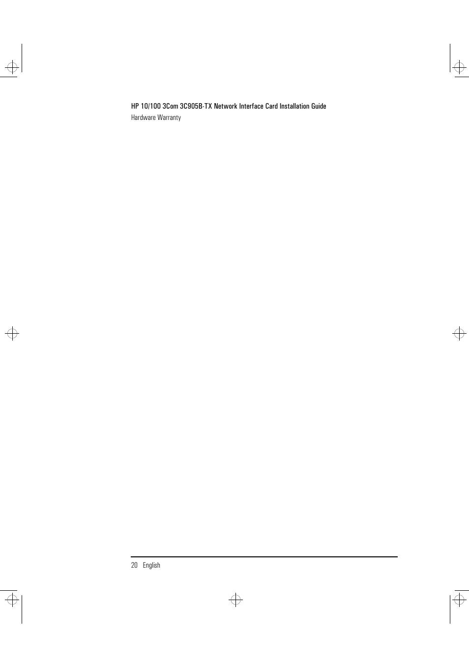 HP 3C905B-TX User Manual | Page 24 / 110