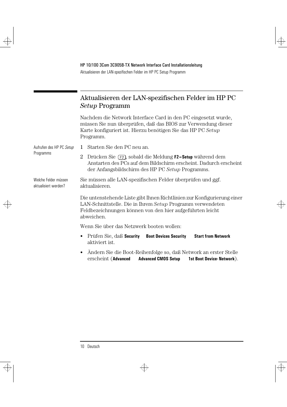 HP 3C905B-TX User Manual | Page 34 / 110