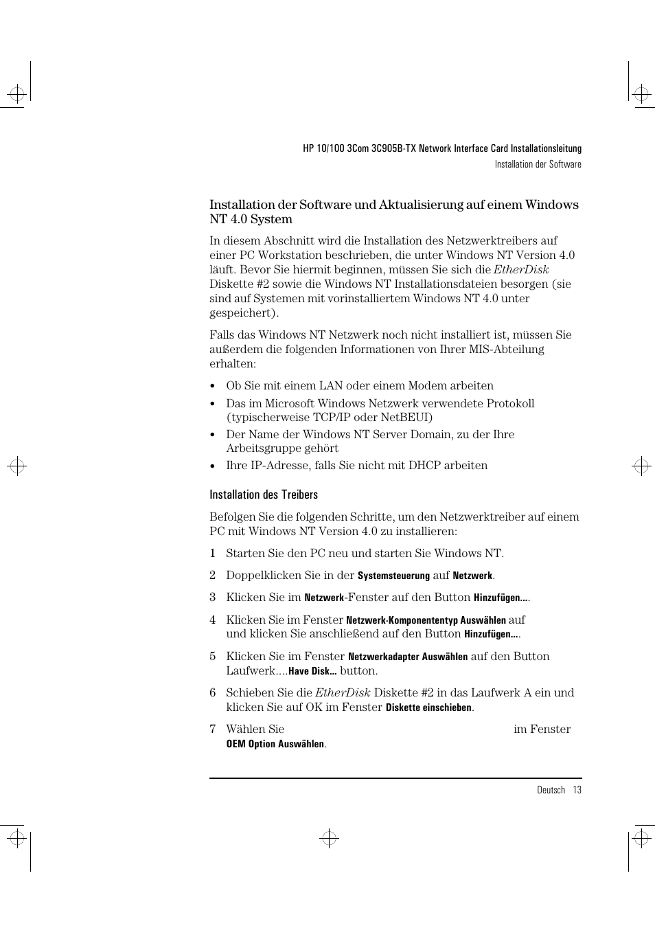 HP 3C905B-TX User Manual | Page 37 / 110