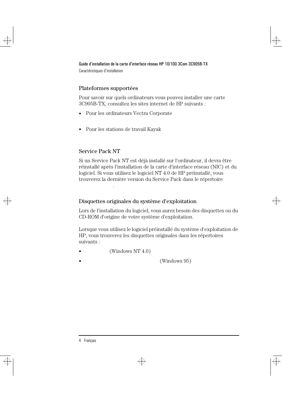 HP 3C905B-TX User Manual | Page 50 / 110