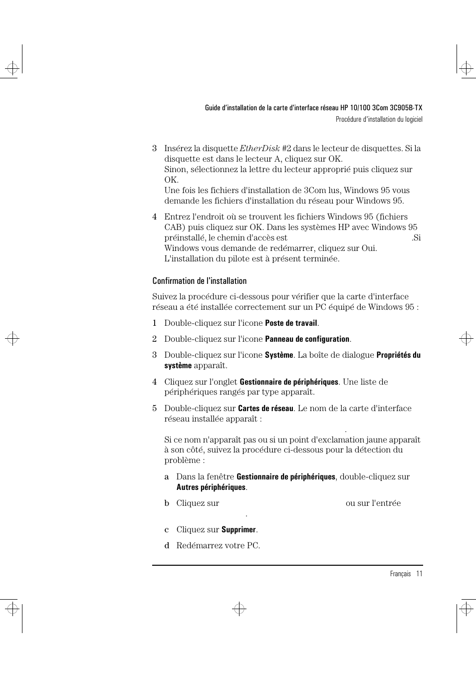 HP 3C905B-TX User Manual | Page 57 / 110