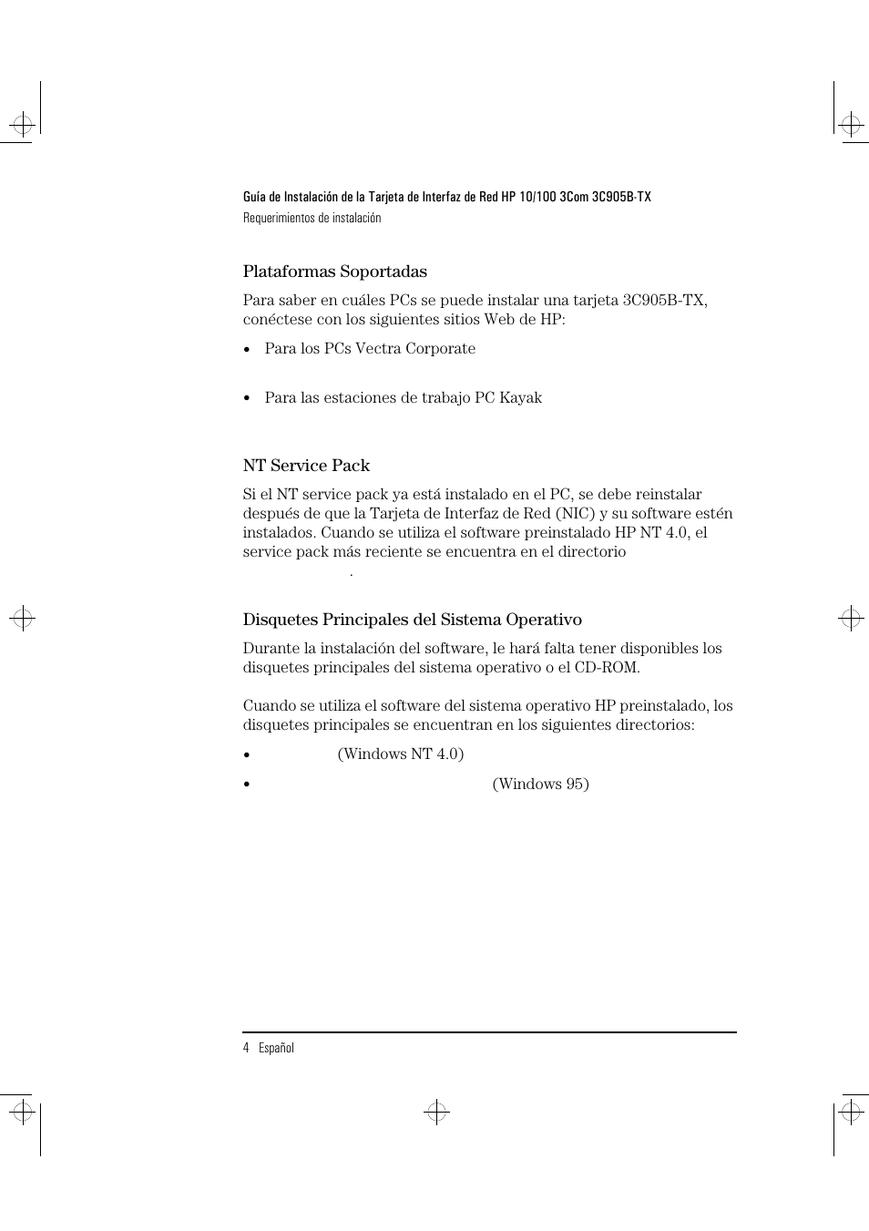 HP 3C905B-TX User Manual | Page 70 / 110