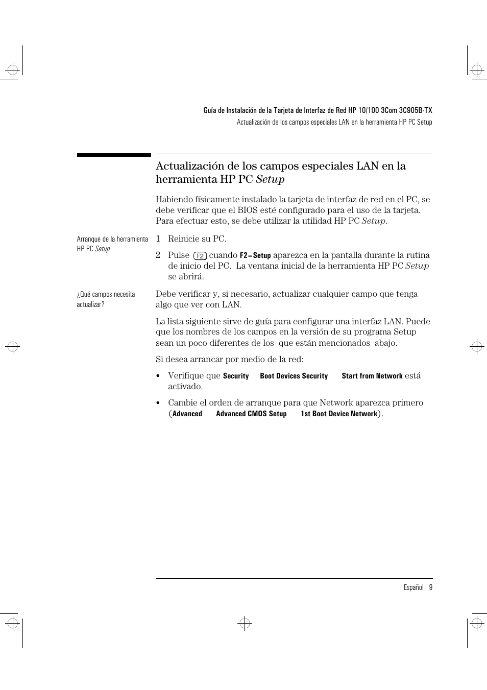 HP 3C905B-TX User Manual | Page 75 / 110