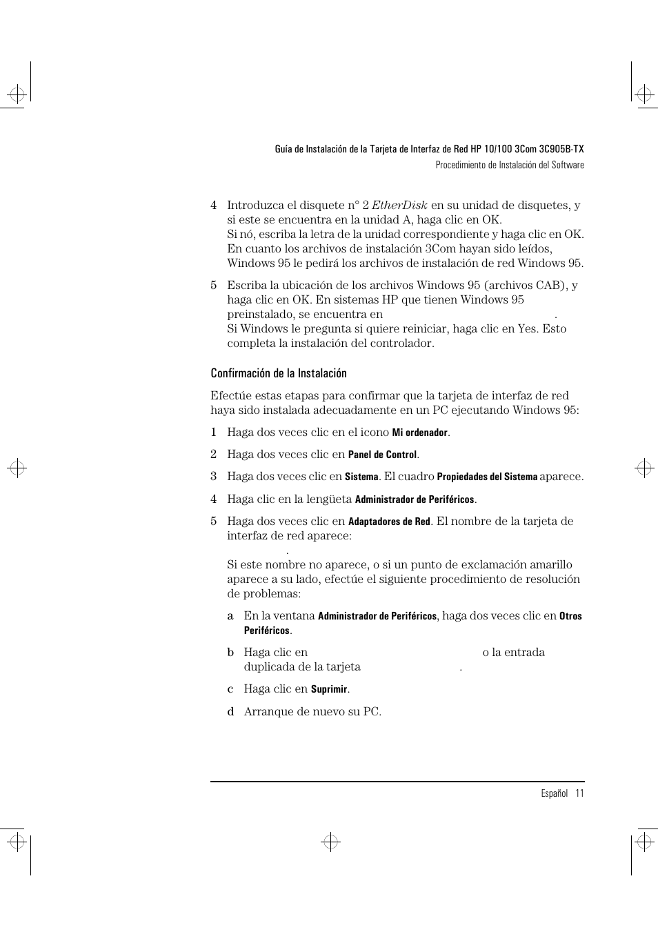 HP 3C905B-TX User Manual | Page 77 / 110