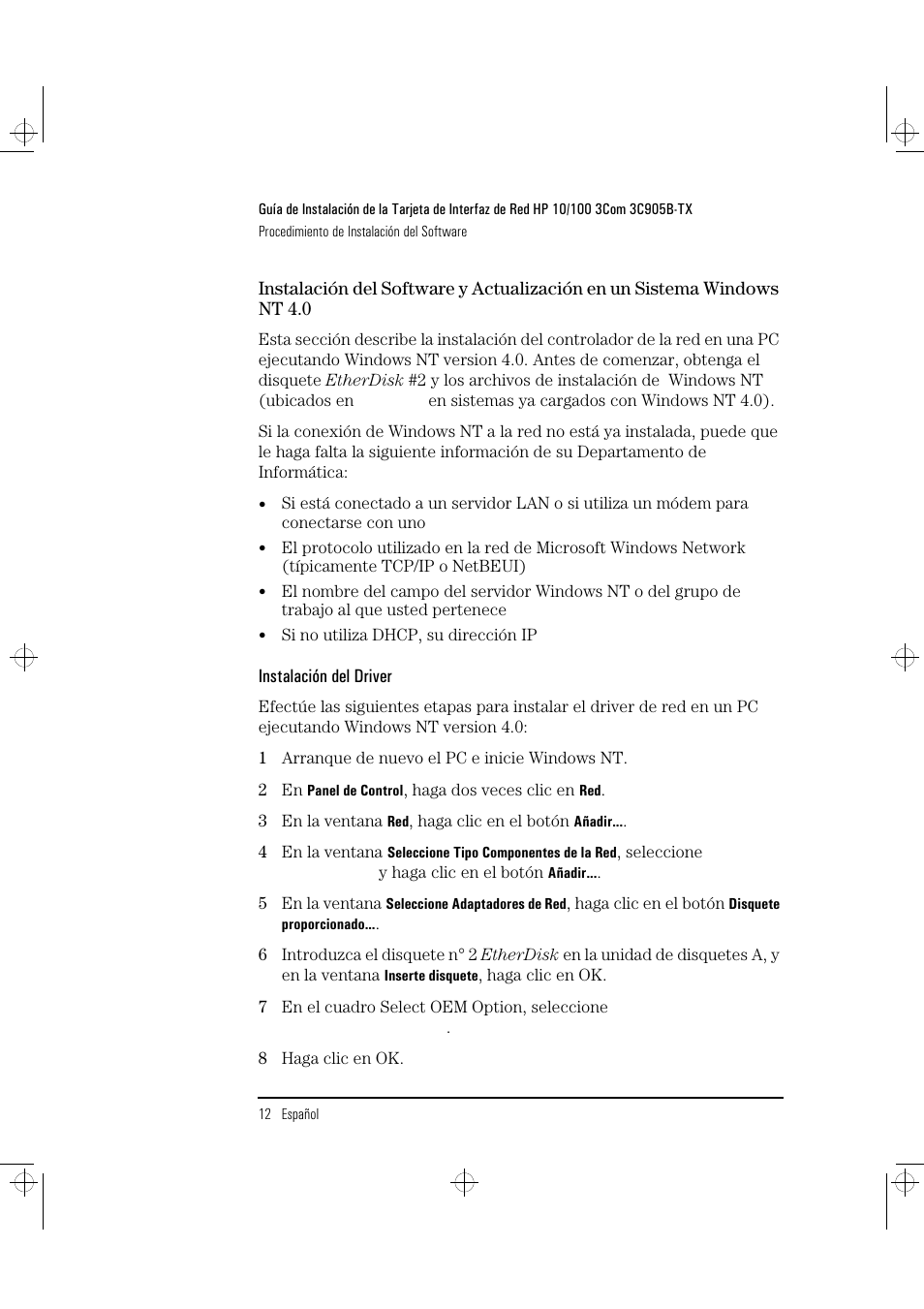 HP 3C905B-TX User Manual | Page 78 / 110