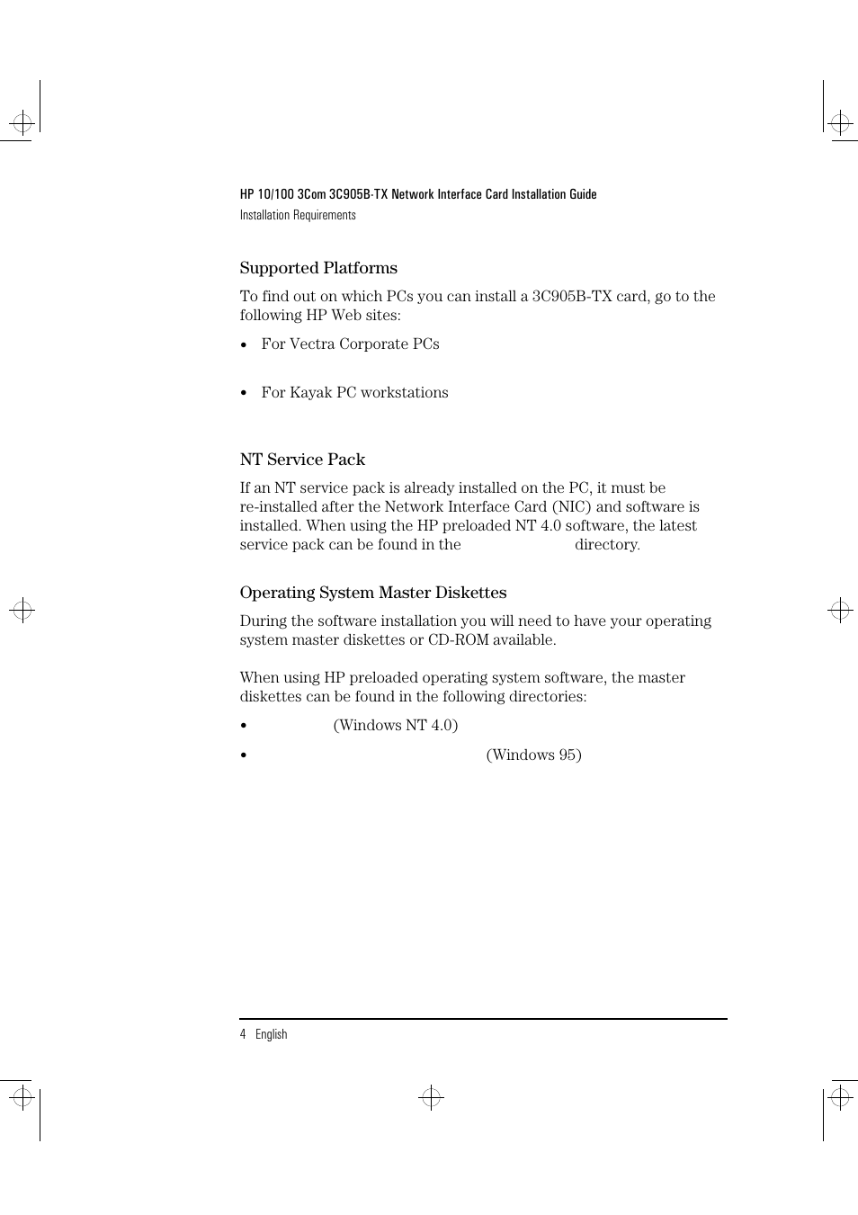 HP 3C905B-TX User Manual | Page 8 / 110