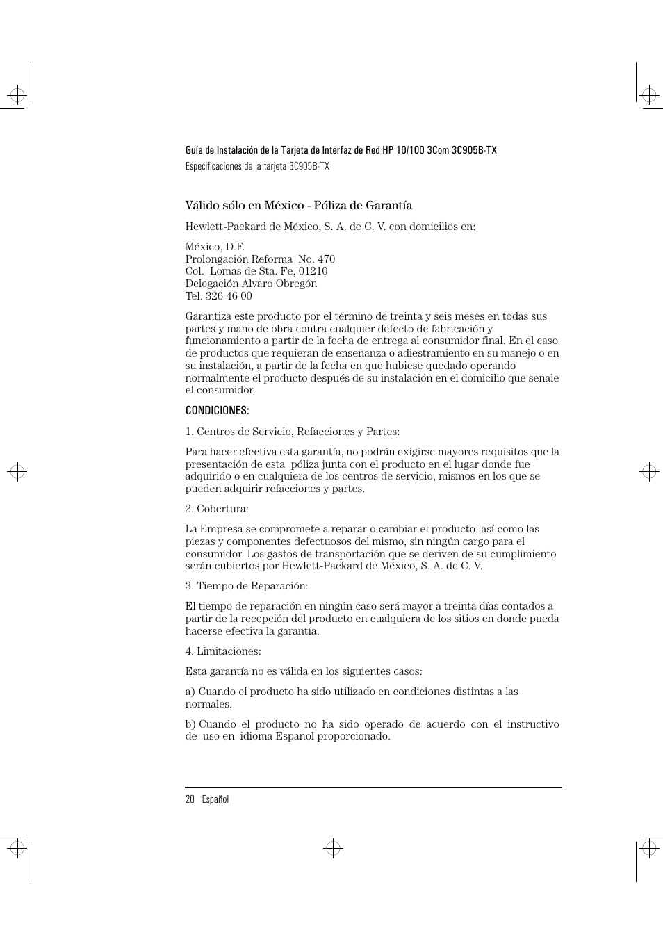 HP 3C905B-TX User Manual | Page 86 / 110