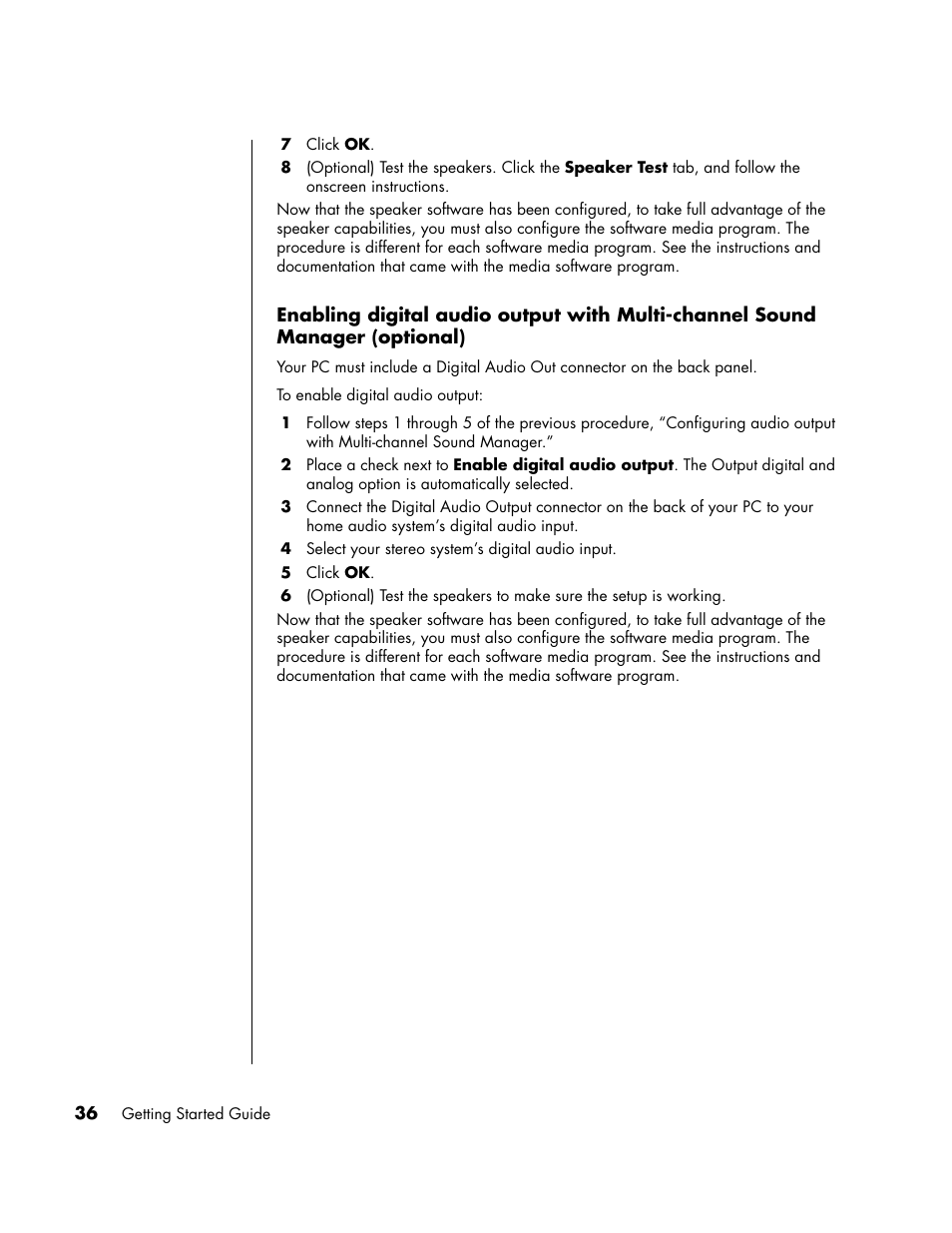 HP PC User Manual | Page 42 / 120