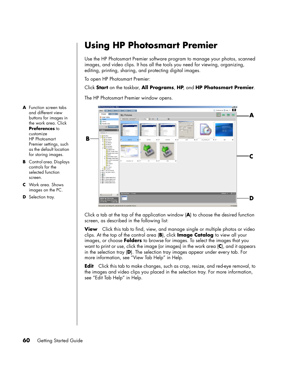 Using hp photosmart premier | HP PC User Manual | Page 66 / 120