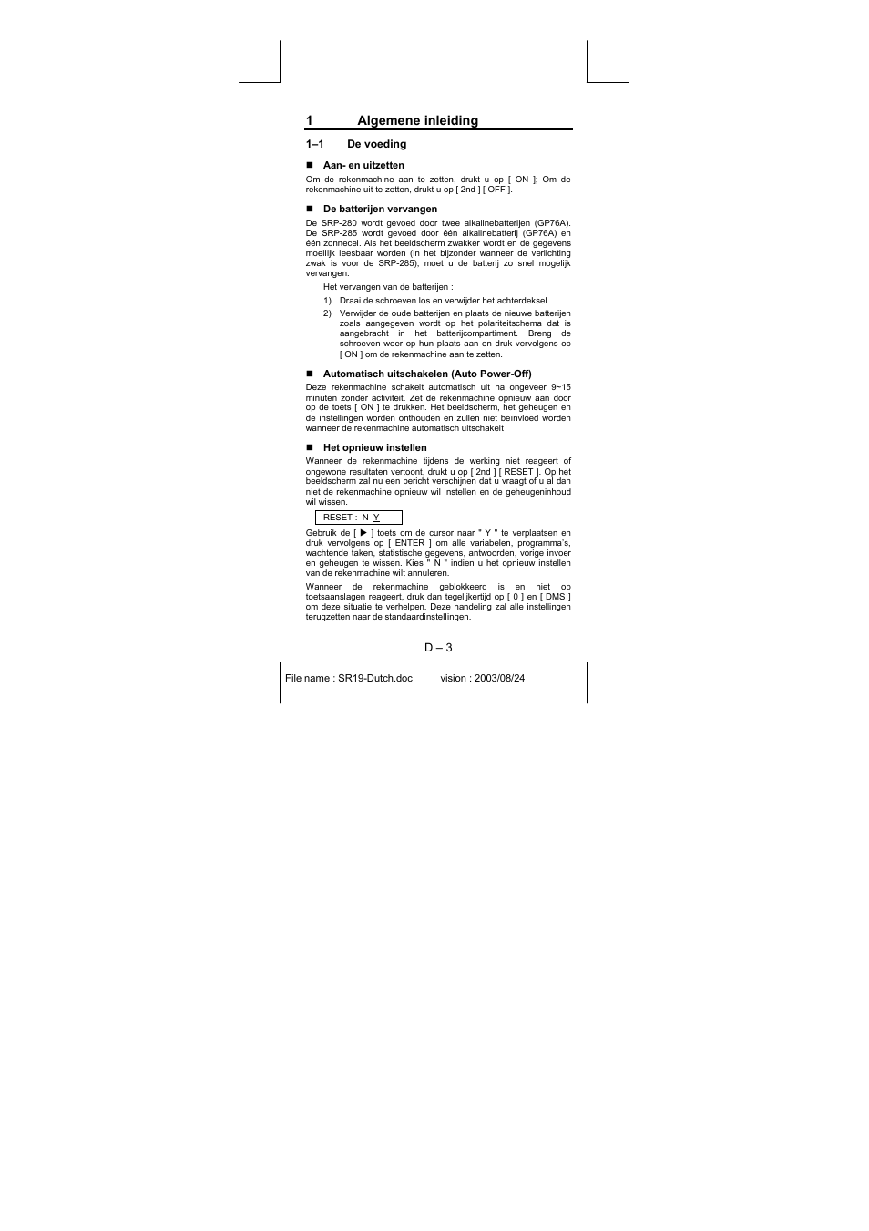 CITIZEN SRP-280 User Manual | Page 107 / 200