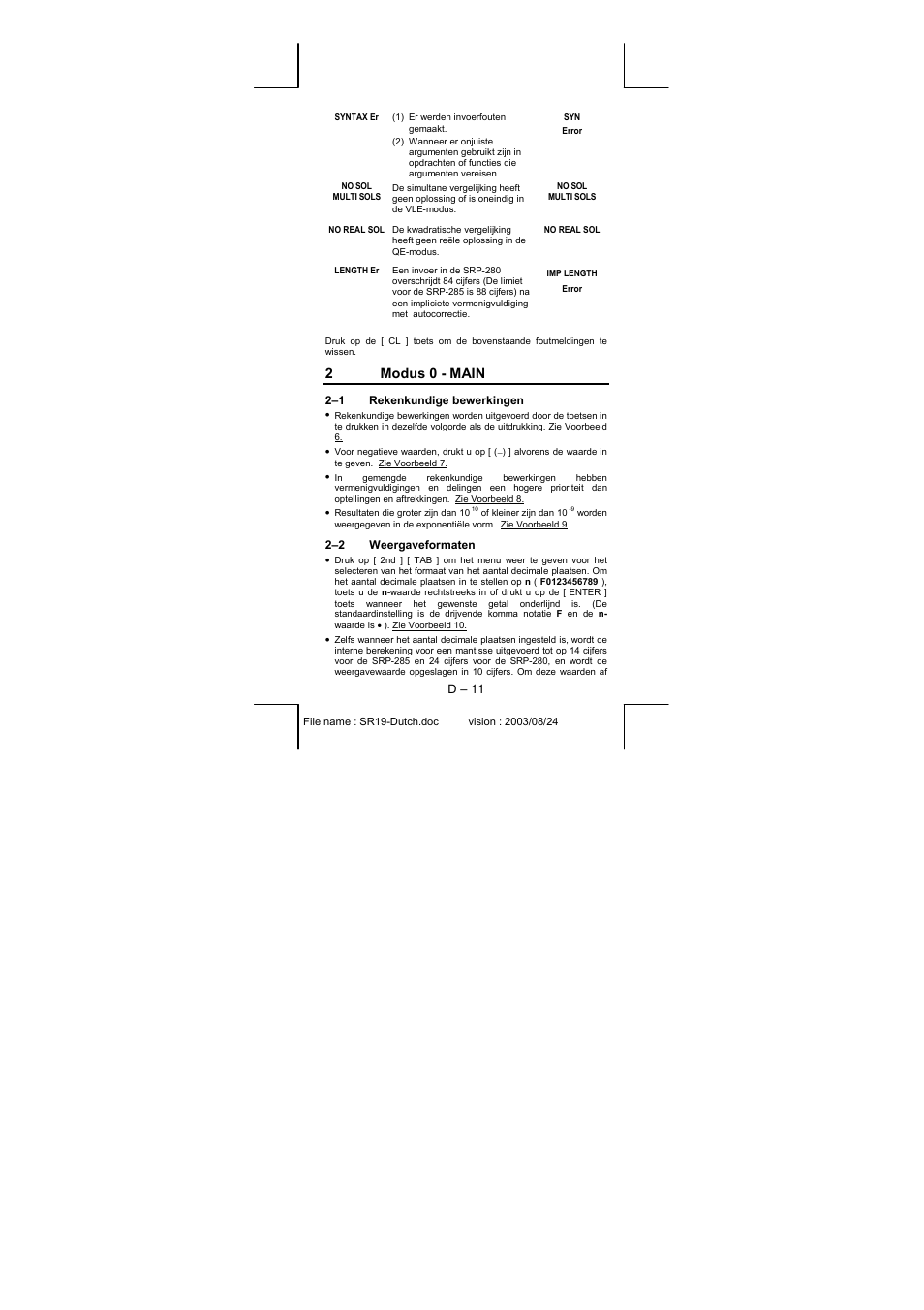 2modus 0 - main | CITIZEN SRP-280 User Manual | Page 115 / 200