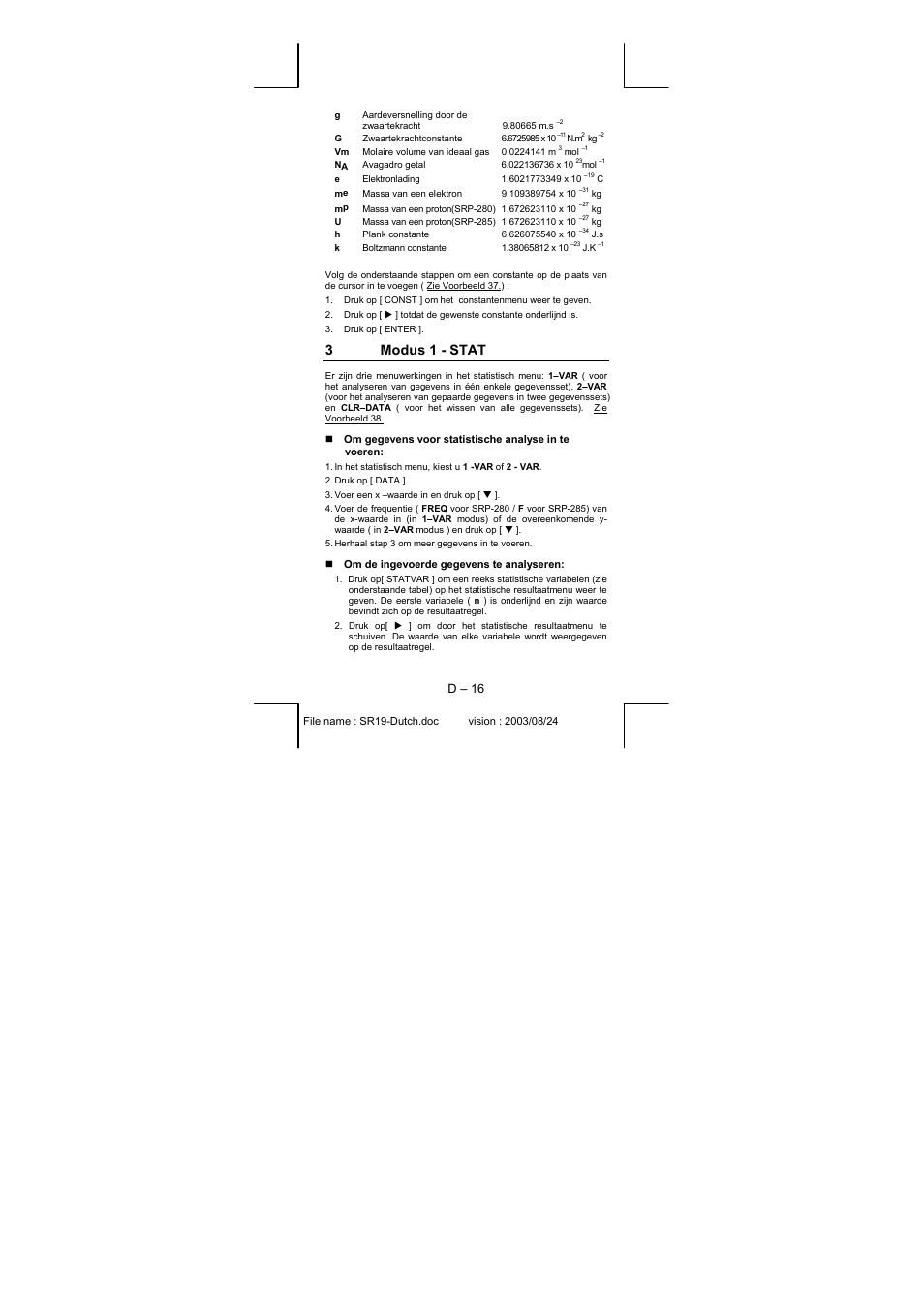 3modus 1 - stat | CITIZEN SRP-280 User Manual | Page 120 / 200
