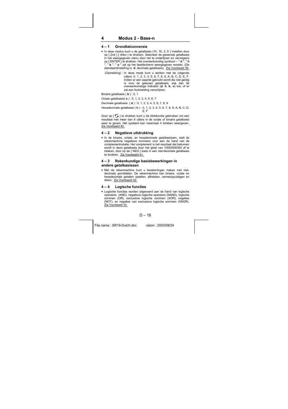 4modus 2 - base-n | CITIZEN SRP-280 User Manual | Page 122 / 200