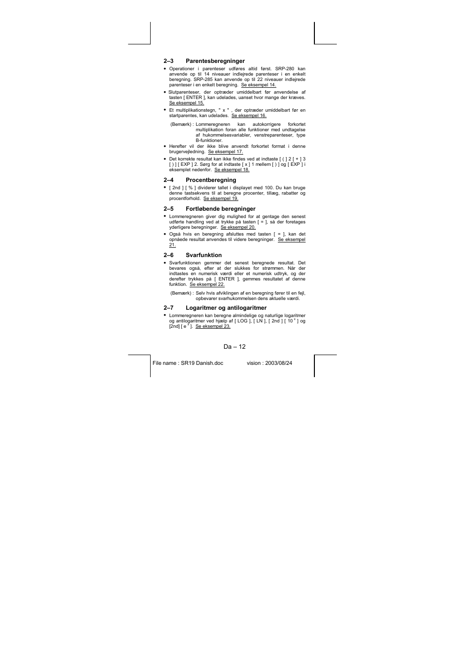 CITIZEN SRP-280 User Manual | Page 135 / 200