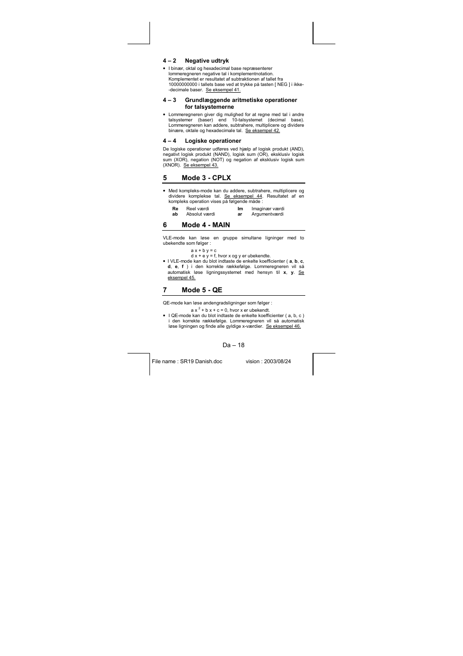 5mode 3 - cplx, 6mode 4 - main, 7mode 5 - qe | CITIZEN SRP-280 User Manual | Page 141 / 200
