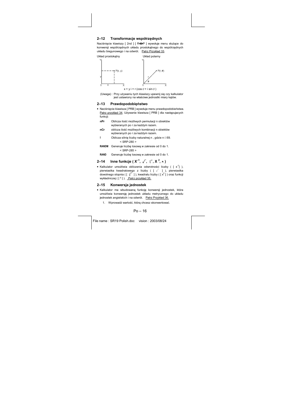 CITIZEN SRP-280 User Manual | Page 176 / 200