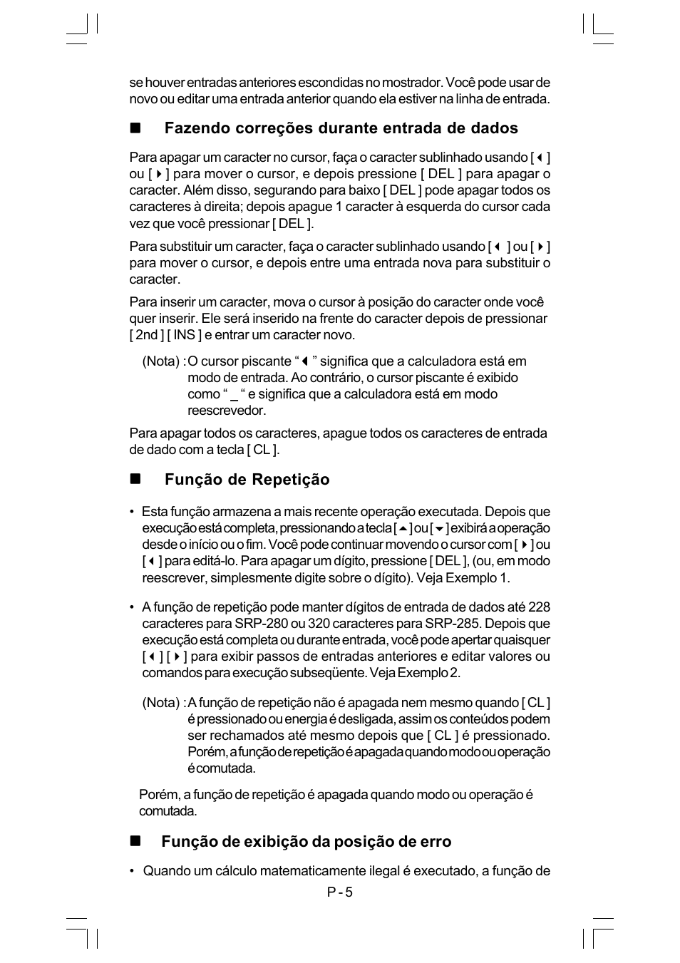CITIZEN SRP-280 User Manual | Page 40 / 200