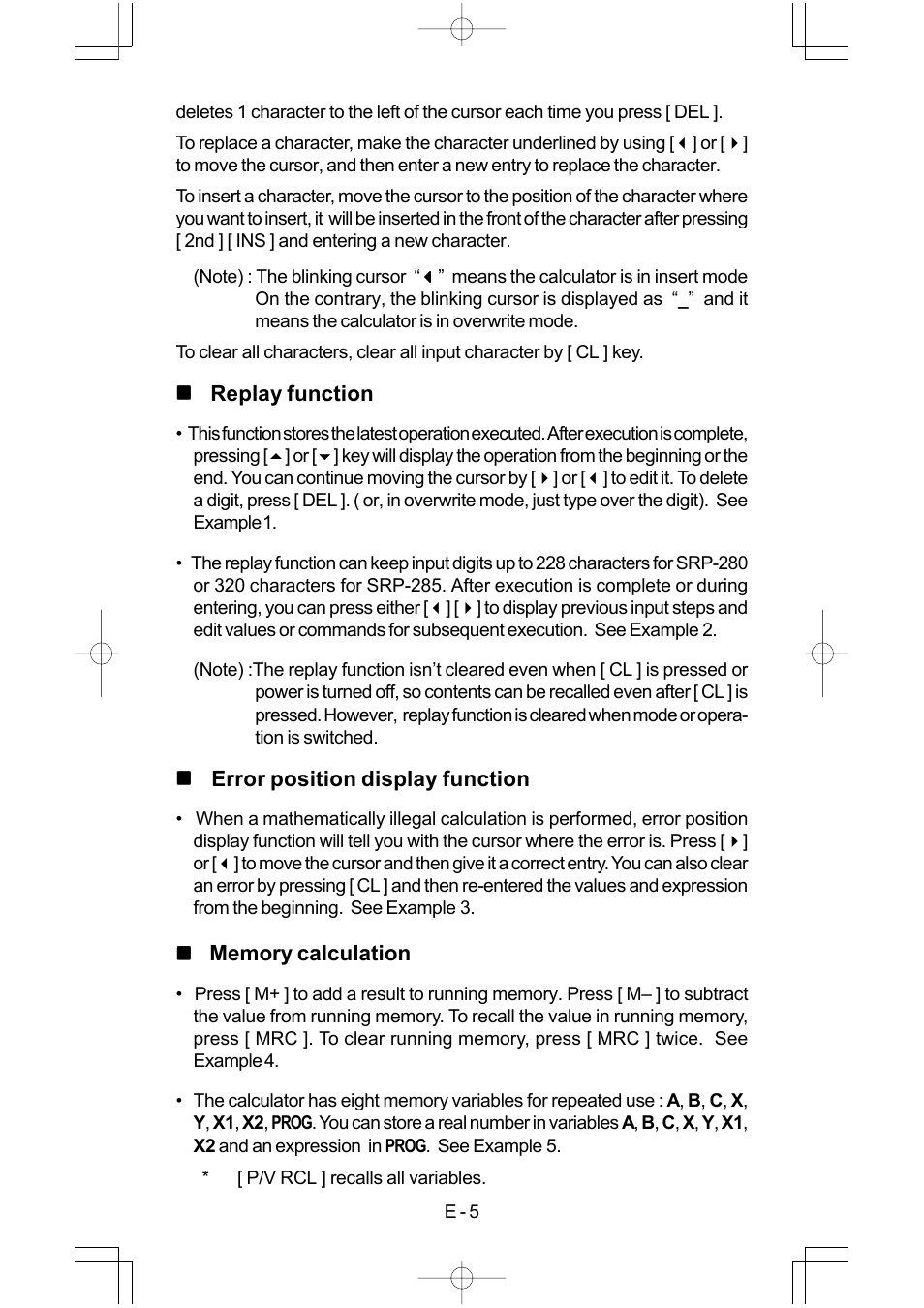 CITIZEN SRP-280 User Manual | Page 7 / 200