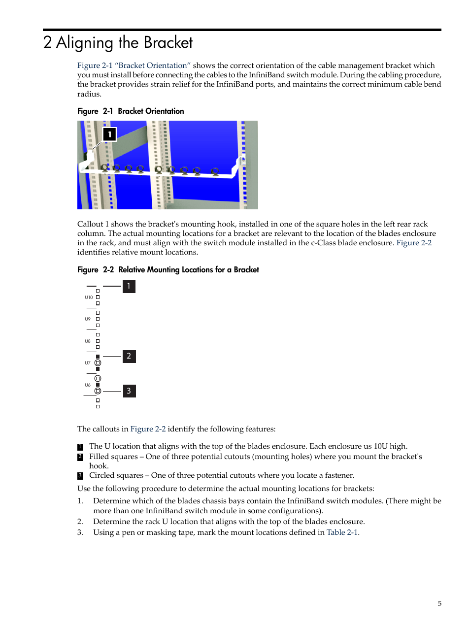 2 aligning the bracket | HP 5991-6764 User Manual | Page 5 / 8