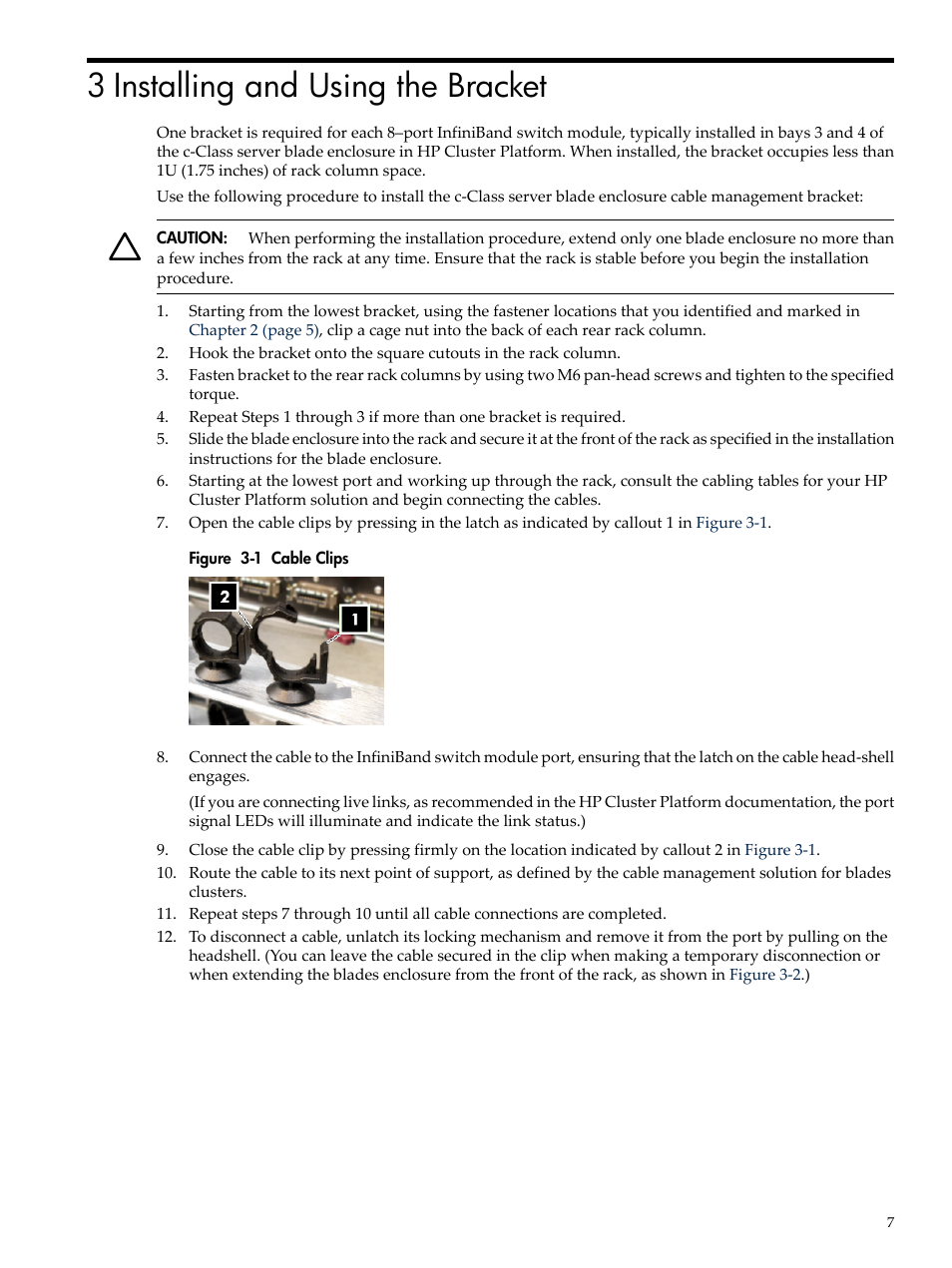 3 installing and using the bracket | HP 5991-6764 User Manual | Page 7 / 8