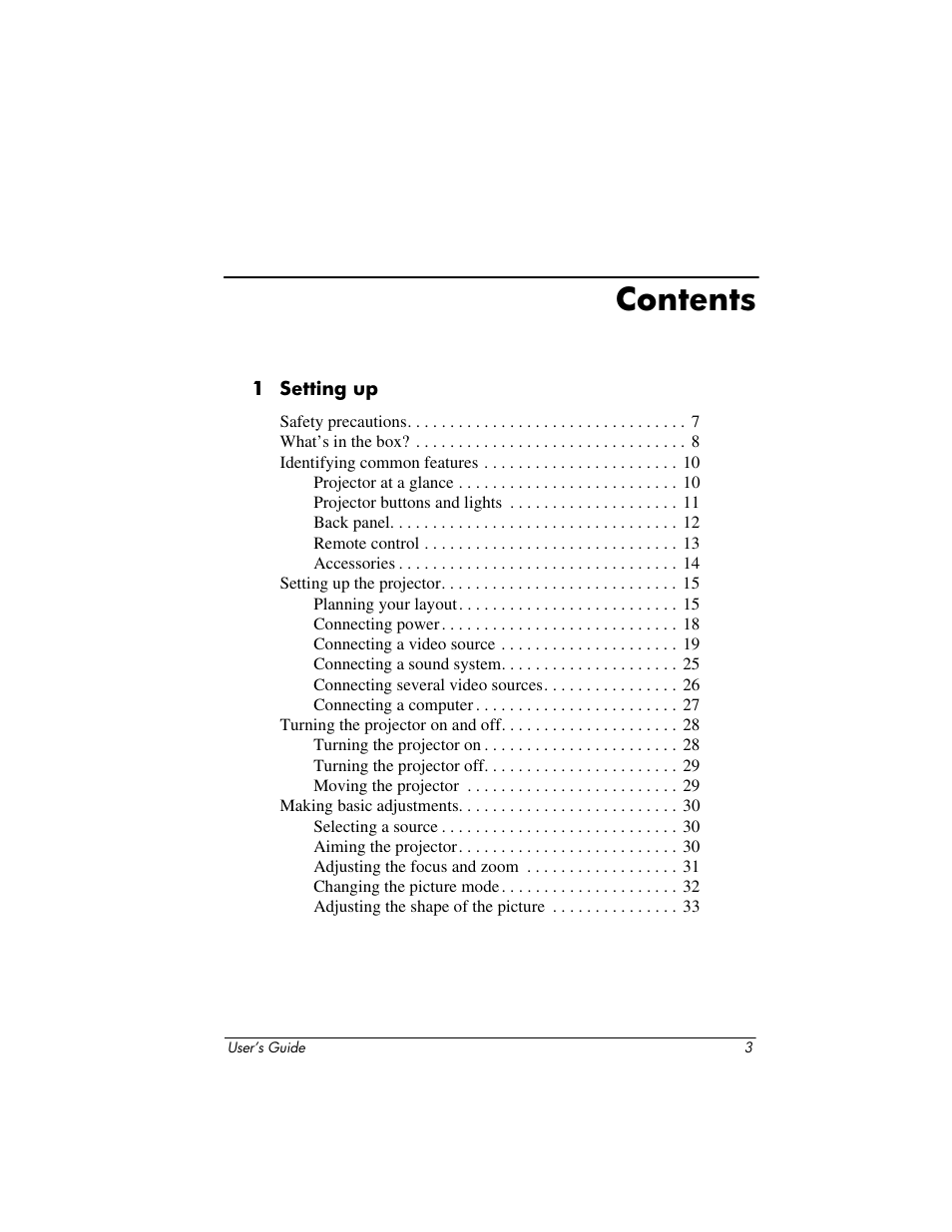 HP ep7100 Series User Manual | Page 3 / 84