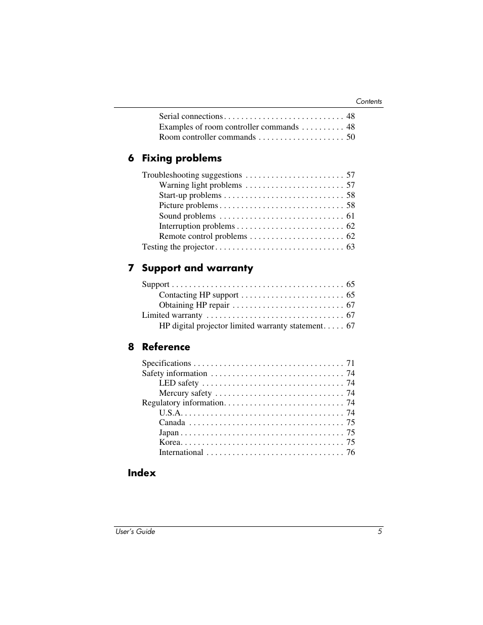 HP ep7100 Series User Manual | Page 5 / 84