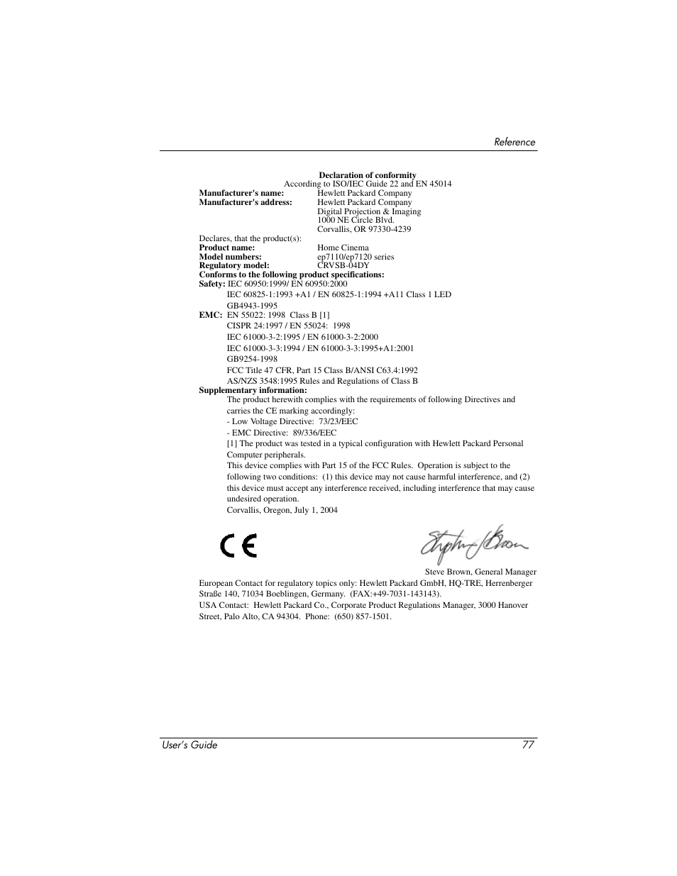 HP ep7100 Series User Manual | Page 77 / 84