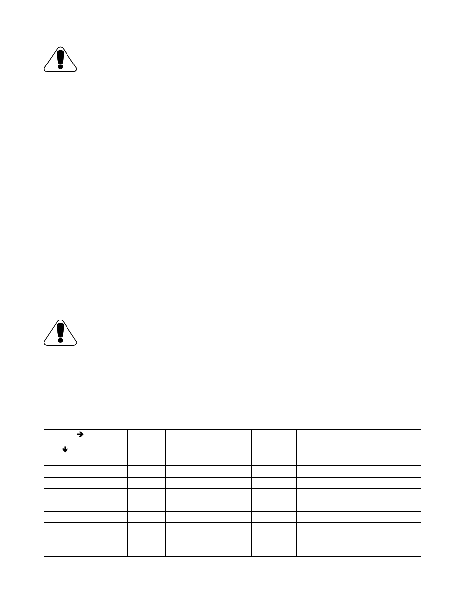 For reference only, Distance, Caution | Warning | HP BH9004E User Manual | Page 4 / 8