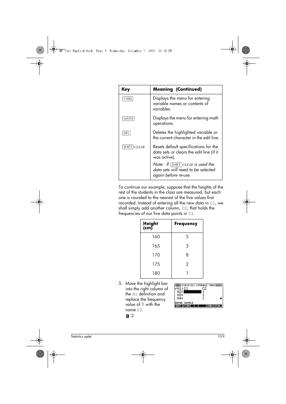 HP 39gs User Manual | Page 111 / 314
