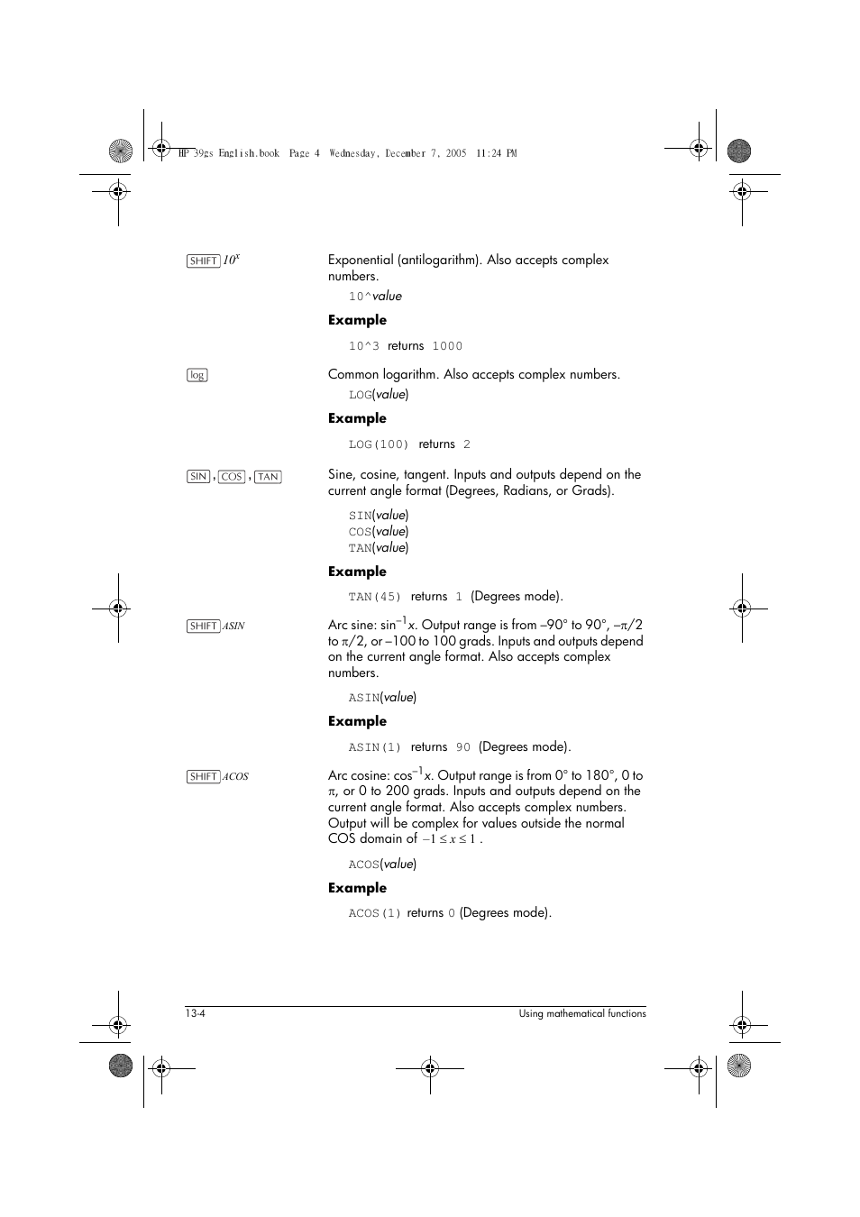 HP 39gs User Manual | Page 156 / 314