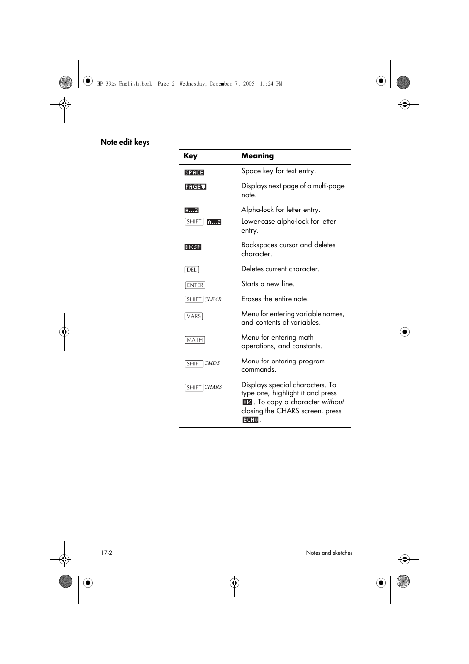 HP 39gs User Manual | Page 216 / 314