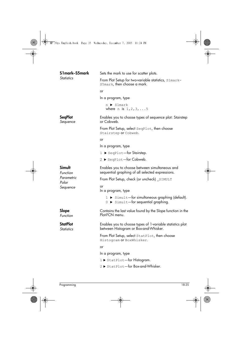 HP 39gs User Manual | Page 257 / 314