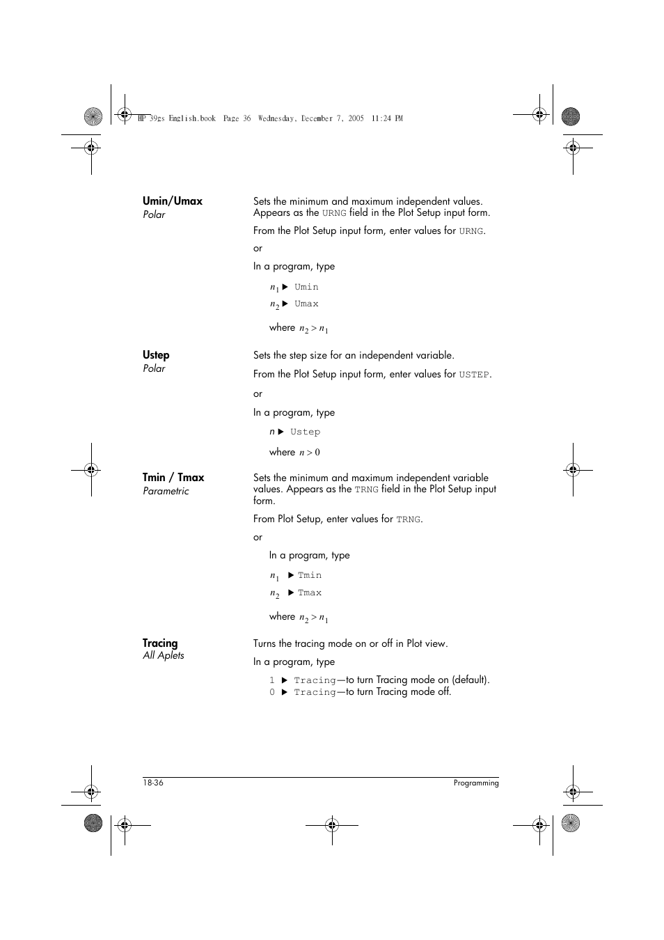 HP 39gs User Manual | Page 258 / 314