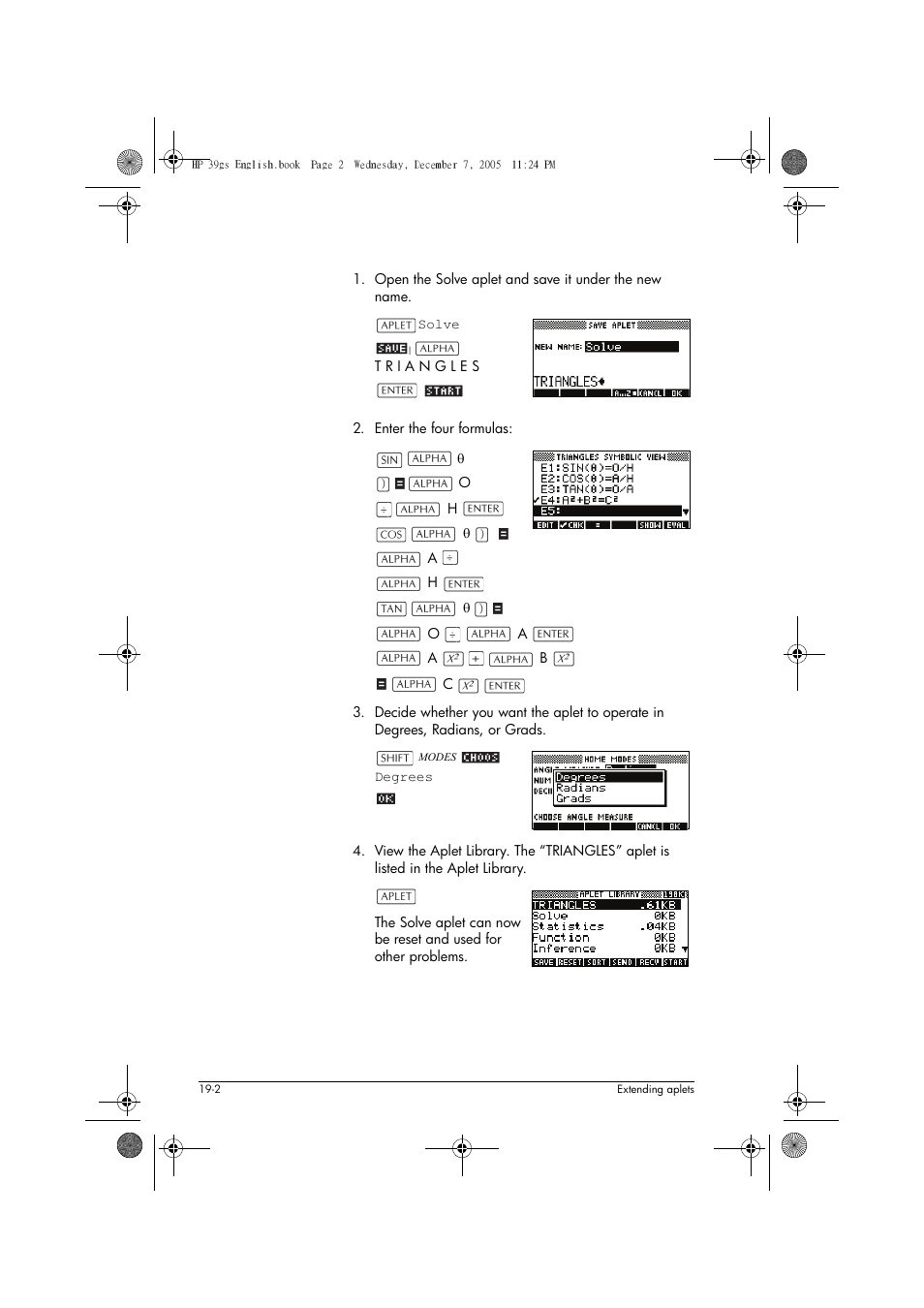 HP 39gs User Manual | Page 268 / 314