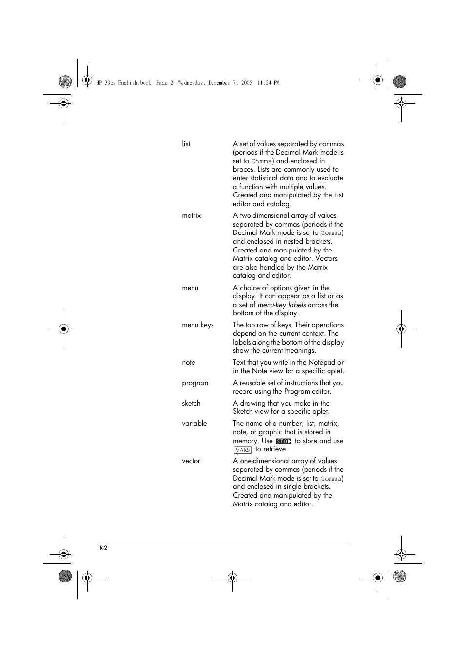 HP 39gs User Manual | Page 274 / 314