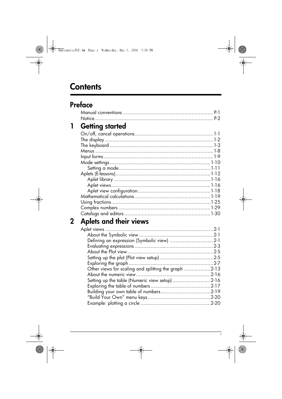 HP 39gs User Manual | Page 3 / 314