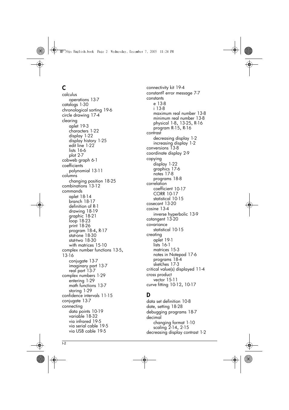 HP 39gs User Manual | Page 302 / 314