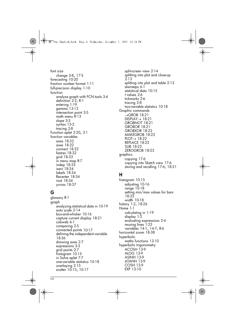 HP 39gs User Manual | Page 304 / 314