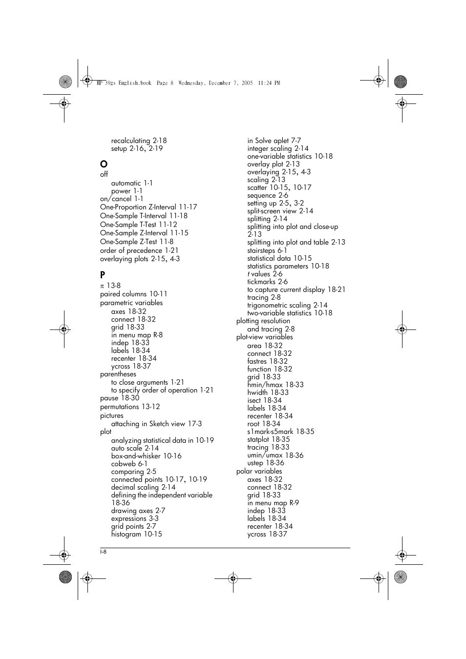 HP 39gs User Manual | Page 308 / 314