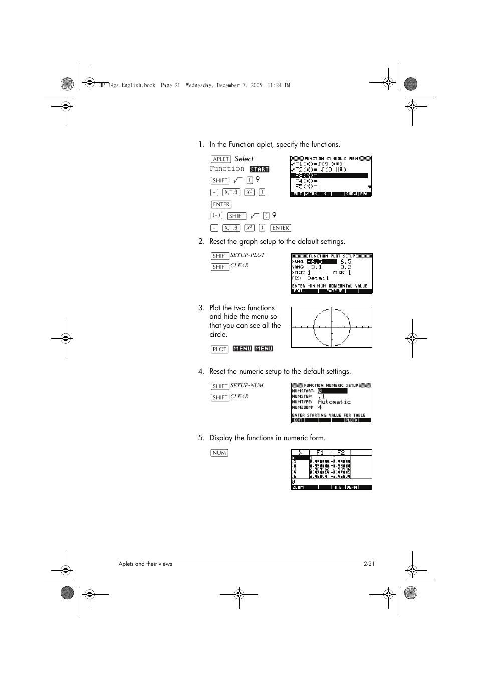 HP 39gs User Manual | Page 61 / 314