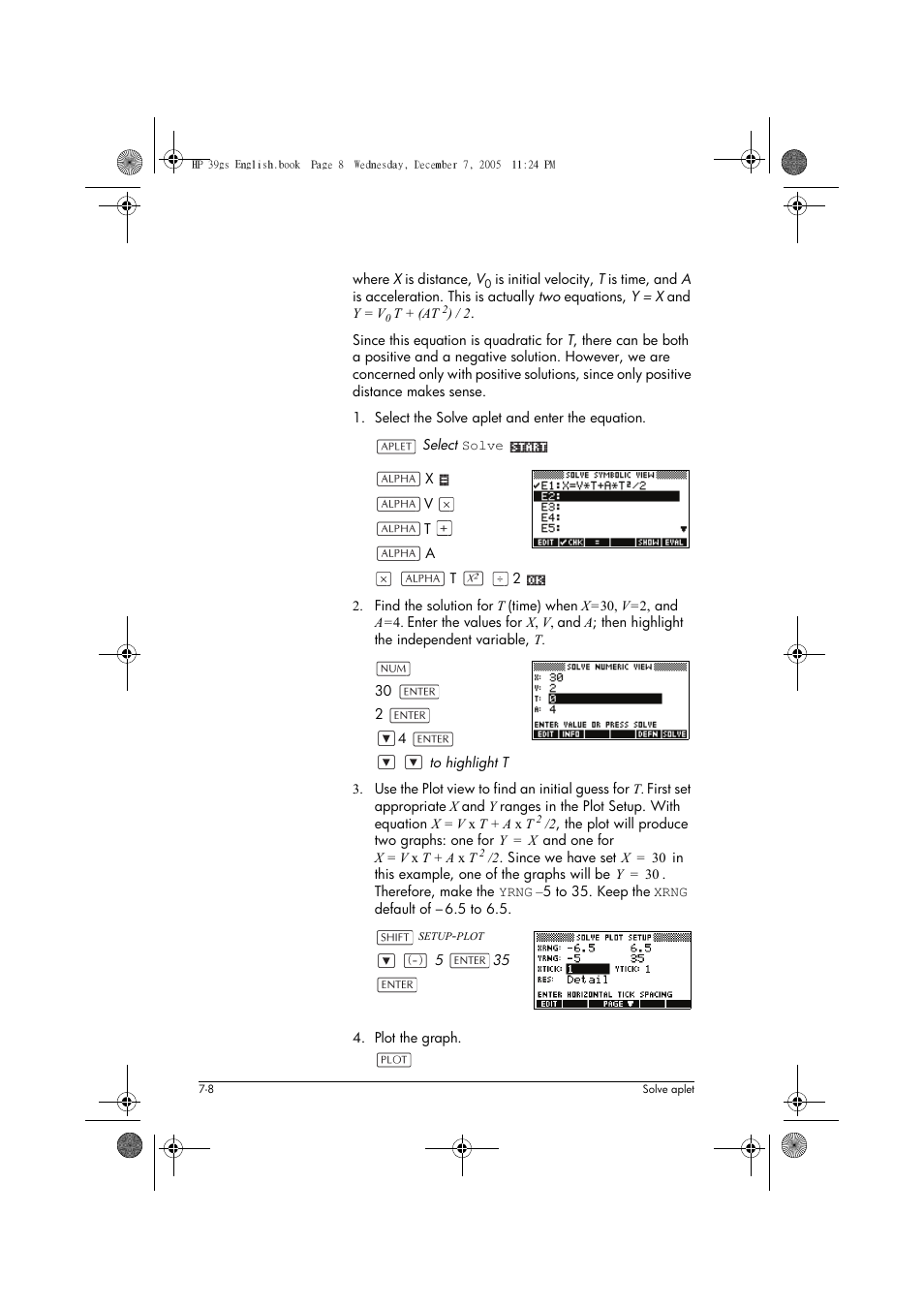 HP 39gs User Manual | Page 92 / 314