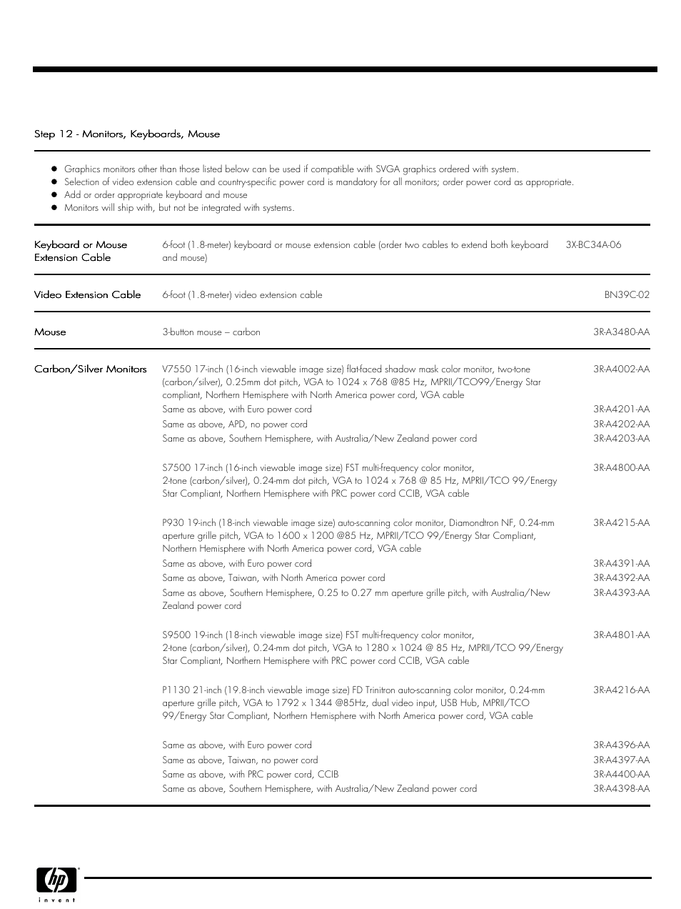 Quickspecs | HP GS80 User Manual | Page 27 / 41