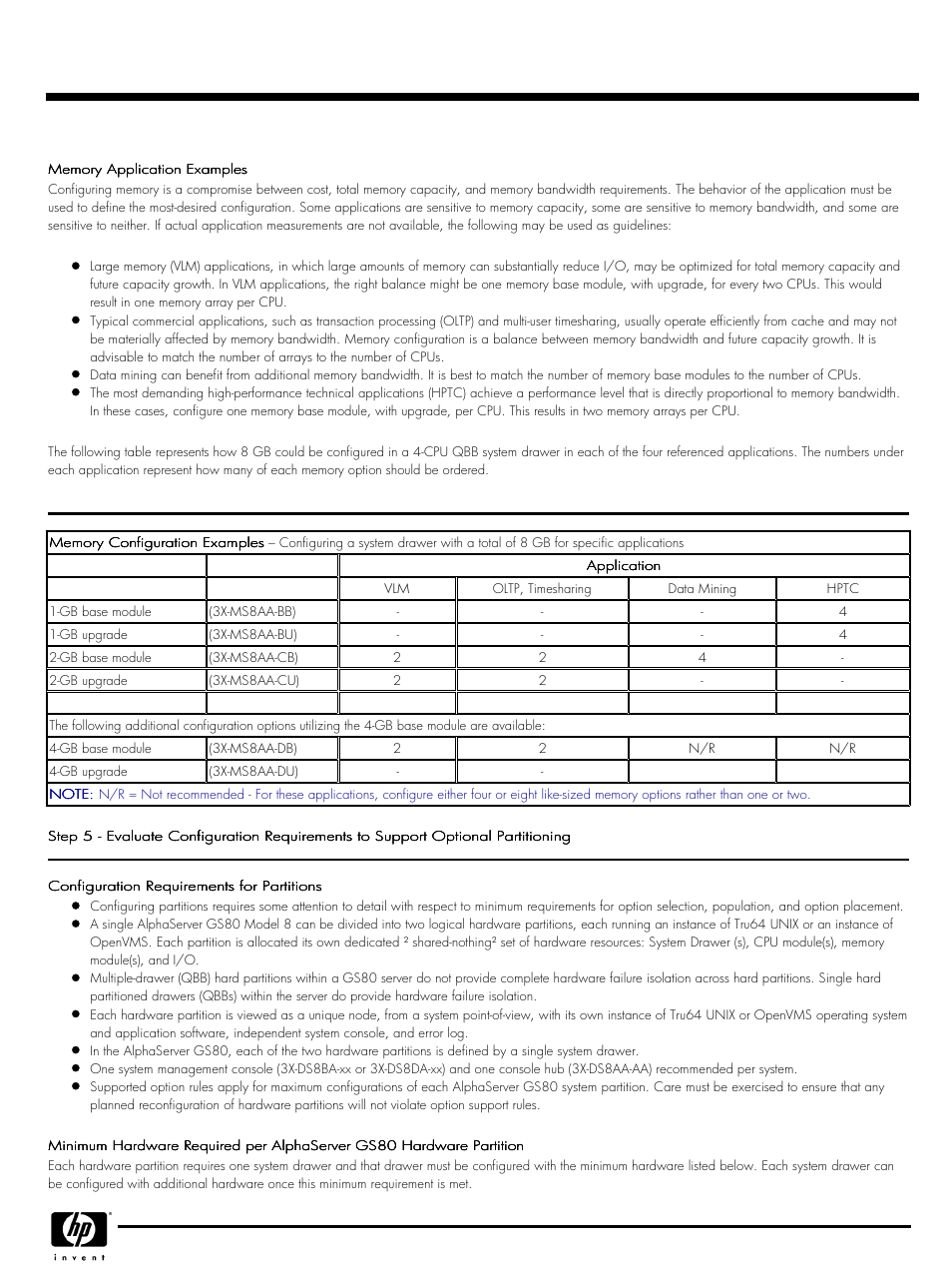 Quickspecs | HP GS80 User Manual | Page 7 / 41