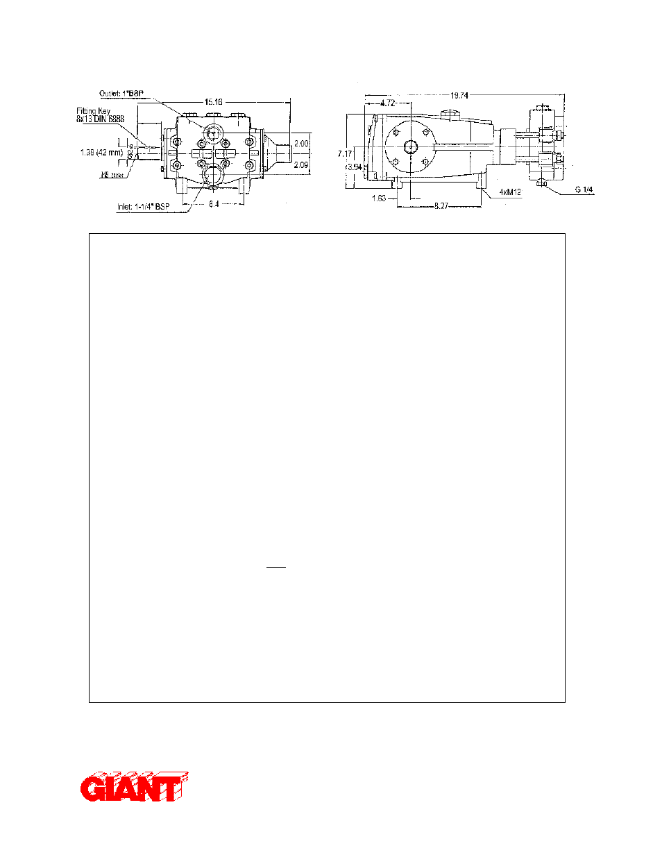 Giant industries limited warranty | HP Triplex Ceramic Plunger Pump LP400 User Manual | Page 12 / 12
