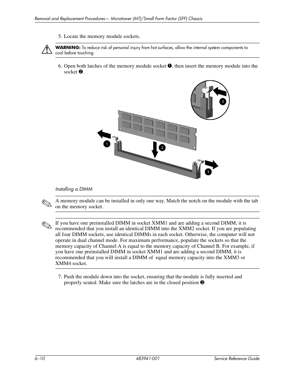 HP COMPAQ DX2718 MT User Manual | Page 46 / 107