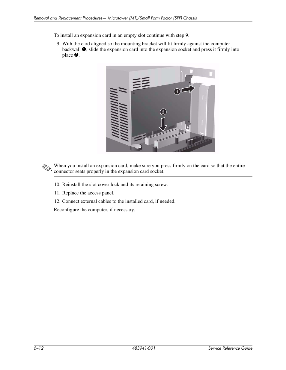 HP COMPAQ DX2718 MT User Manual | Page 48 / 107