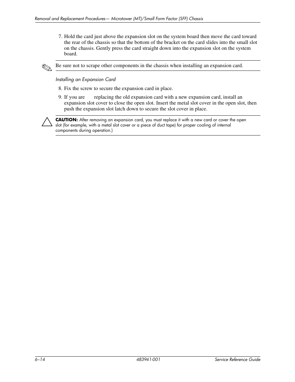 HP COMPAQ DX2718 MT User Manual | Page 50 / 107