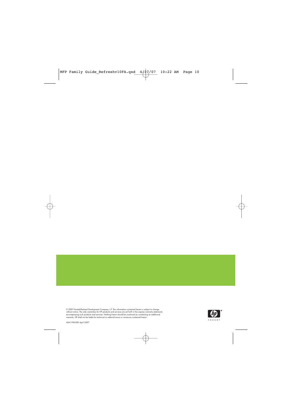 HP 3390 User Manual | Page 10 / 10