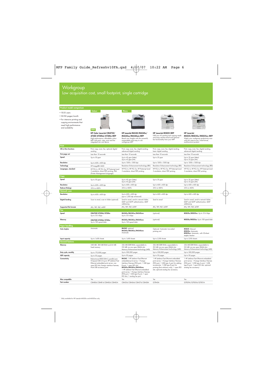 Workgroup | HP 3390 User Manual | Page 6 / 10